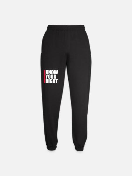 Know Your Rights Activism Justice Freedom - Unisex Joggers - black