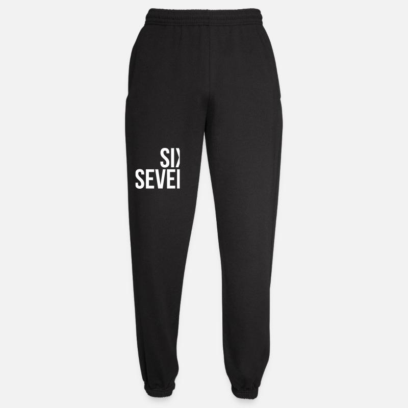 67 texte « six sept » - Pantalon de jogging unisexe - noir