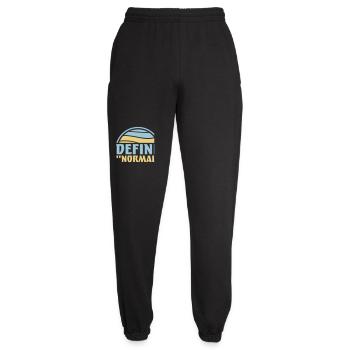 Define Normal Lustig Sarkastisch Definition Grafik - Unisex Jogginghose - Schwarz - Vorne - AI Model Female 172 light (172cm)