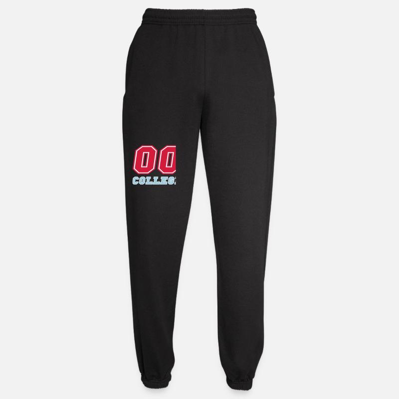 00 College Neon-Emblem - Unisex Jogginghose - Schwarz