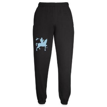 Knight warrior on a horse - Unisex Joggers - black - Front - AI Model Female 172 light (172cm)