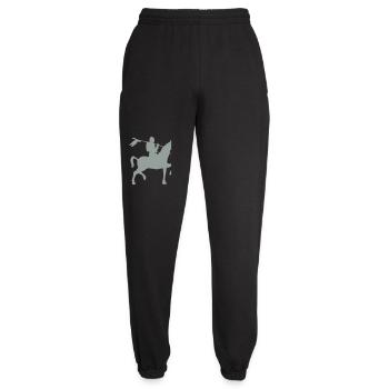 Ritter Krieger auf ein Pferd - Unisex Jogginghose - Schwarz - Vorne - AI Model Female 172 light (172cm)