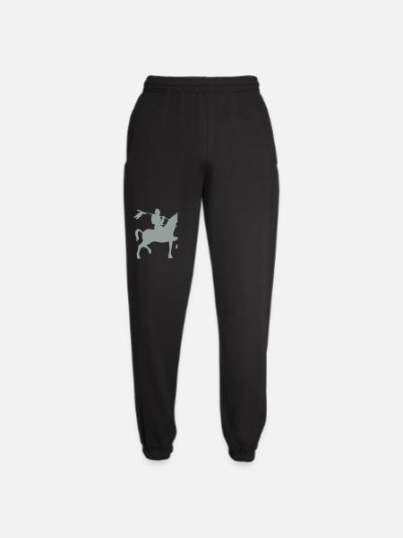 Chevalier guerrier à cheval - Pantalon de jogging unisexe - noir