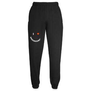 Engineer - Unisex Joggers - black - Front - AI Model Female 172 light (172cm)