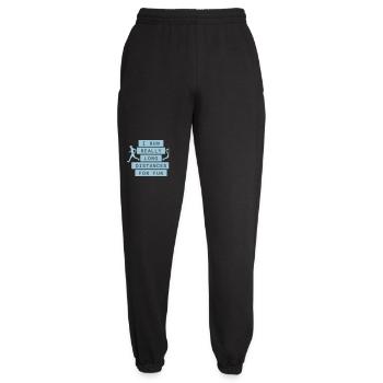 I Run Really Long Distances For Fun Marathon Sport - Unisex Joggers - black - Front - AI Model Female 172 light (172cm)
