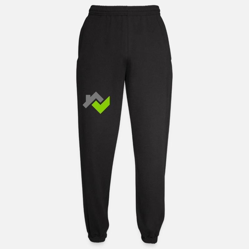 Logo für einen Dachdecker - Unisex Jogginghose - Schwarz