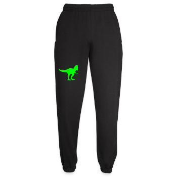 Silhouette de Dino Rex Vert - Pantalon de jogging unisexe - noir - Devant - AI Model Female 172 light (172cm)