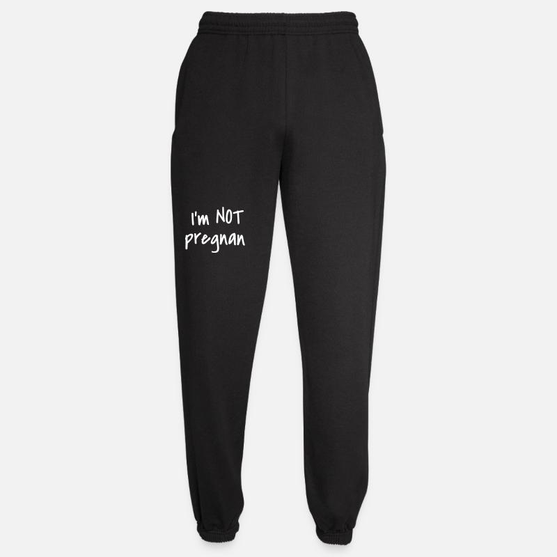 PAS ENCEINTE - Pantalon de jogging unisexe - noir