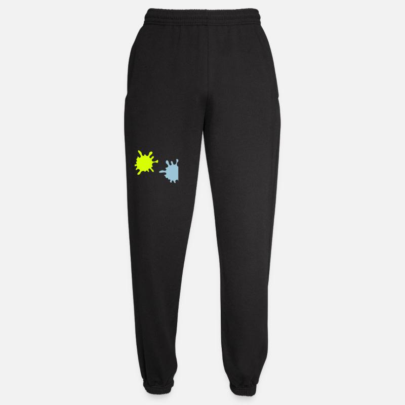Neon Spritzer Splatter - Unisex Jogginghose - Schwarz