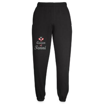 tennis - Unisex Jogginghose - Schwarz - Vorne - AI Model Female 172 light (172cm)