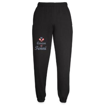 tennis - Unisex Jogginghose - Schwarz - Vorne - AI Model Female 172 light (172cm)