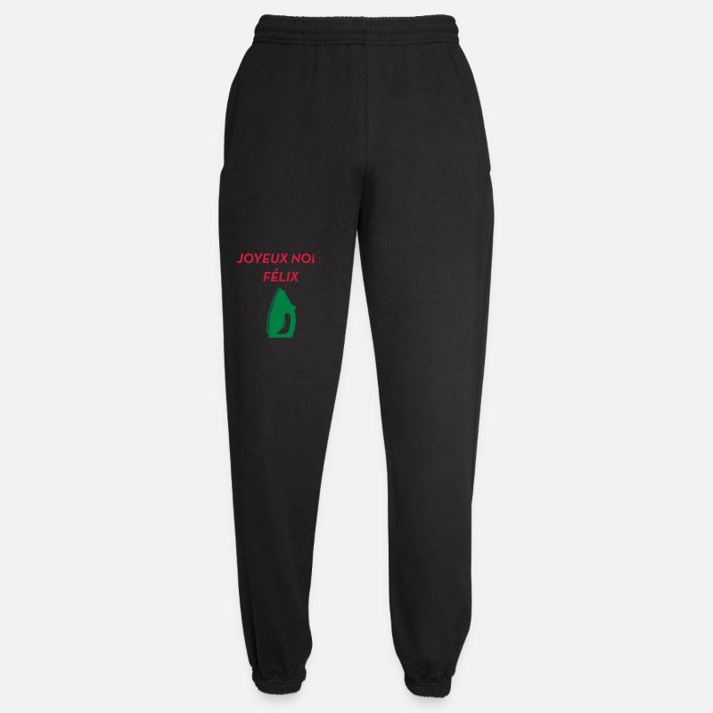 Joyeux Noël Félix / Le Père Noël est une ordure - Pantalon de jogging unisexe - noir