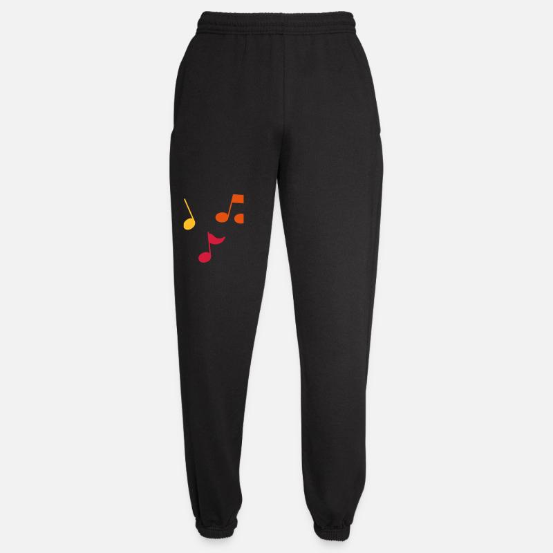 Partitions – 3 couleurs - Pantalon de jogging unisexe - noir