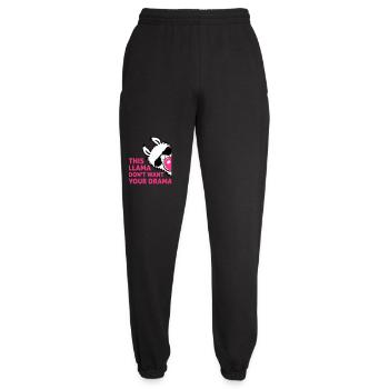 Ce lama ne veut pas de ta bulle dramatique - Pantalon de jogging unisexe - noir - Devant - AI Model Female 172 light (172cm)