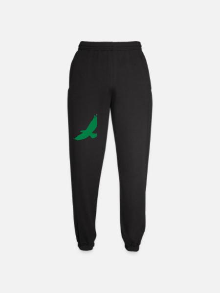 Silhouette du Faucon Vert - Pantalon de jogging unisexe - noir