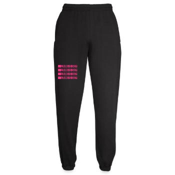 Loving Is Easy Inspirierend Romantisch Spruch Logo - Unisex Jogginghose - Schwarz - Vorne - AI Model Female 172 light (172cm)