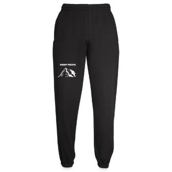 Eiger Rocks, swiss alps, Berg, Berge, mountains - Unisex Jogginghose - Schwarz - Vorne - AI Model Female 172 light (172cm)