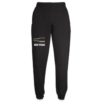 Next Please! (Bier / Bierchen / NEG 2C) - Unisex Jogginghose - Schwarz - Vorne - AI Model Female 172 light (172cm)