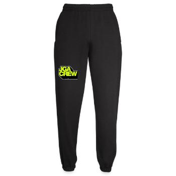 Bachelor Party Crew 3D - Unisex Joggers - black - Front - AI Model Female 172 light (172cm)