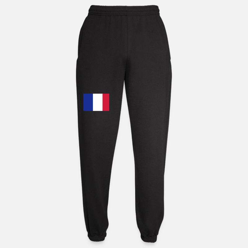 Französische Flagge - Unisex Jogginghose - Schwarz