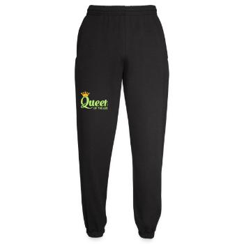 Queen of the Green - Unisex Joggers - black - Front - AI Model Female 172 light (172cm)