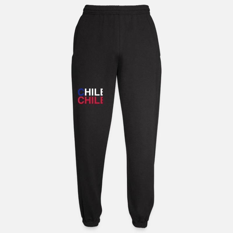 CHILE flag - Unisex Joggers - black