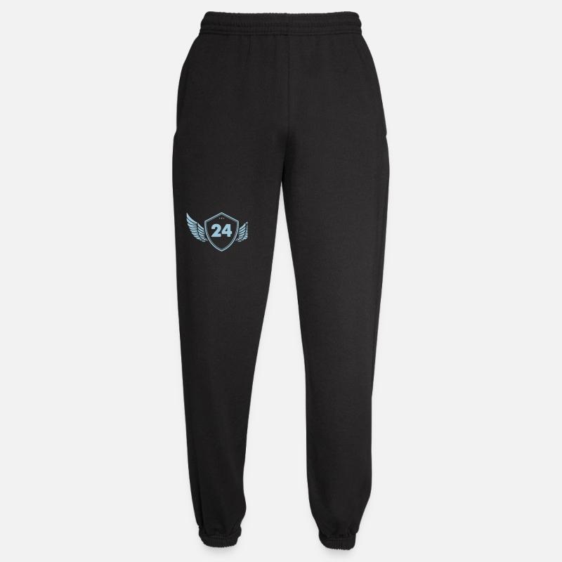 24 Shield with wings - Unisex Joggers - black