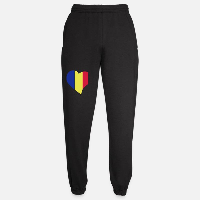 Rumänischer Herz - Unisex Jogginghose - Schwarz