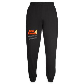 Gran Canaria home away from home - Unisex Joggers - black - Front - AI Model Female 172 light (172cm)