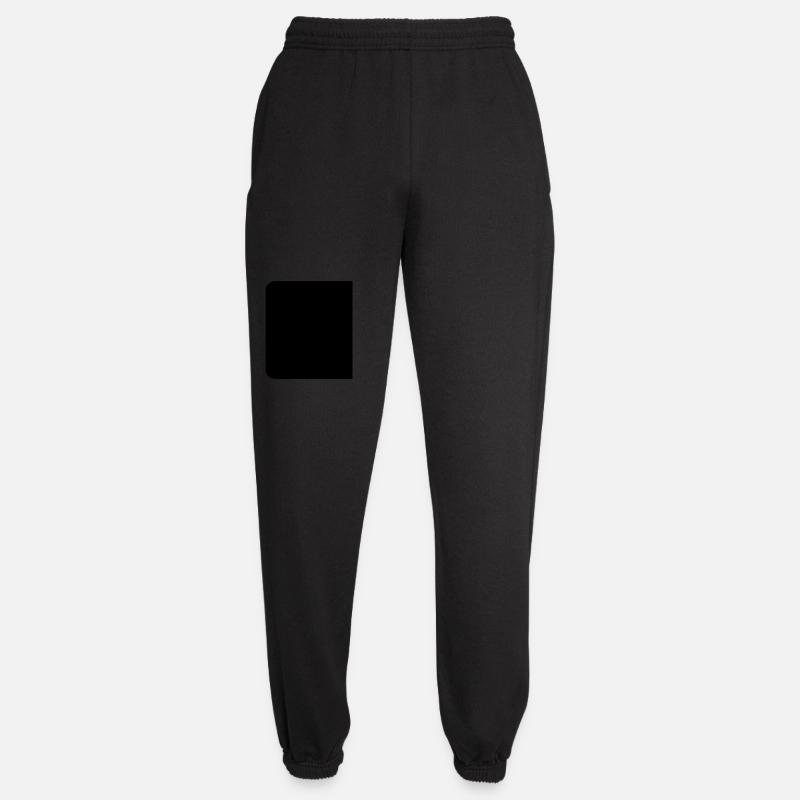 rounded square - Unisex Joggers - black