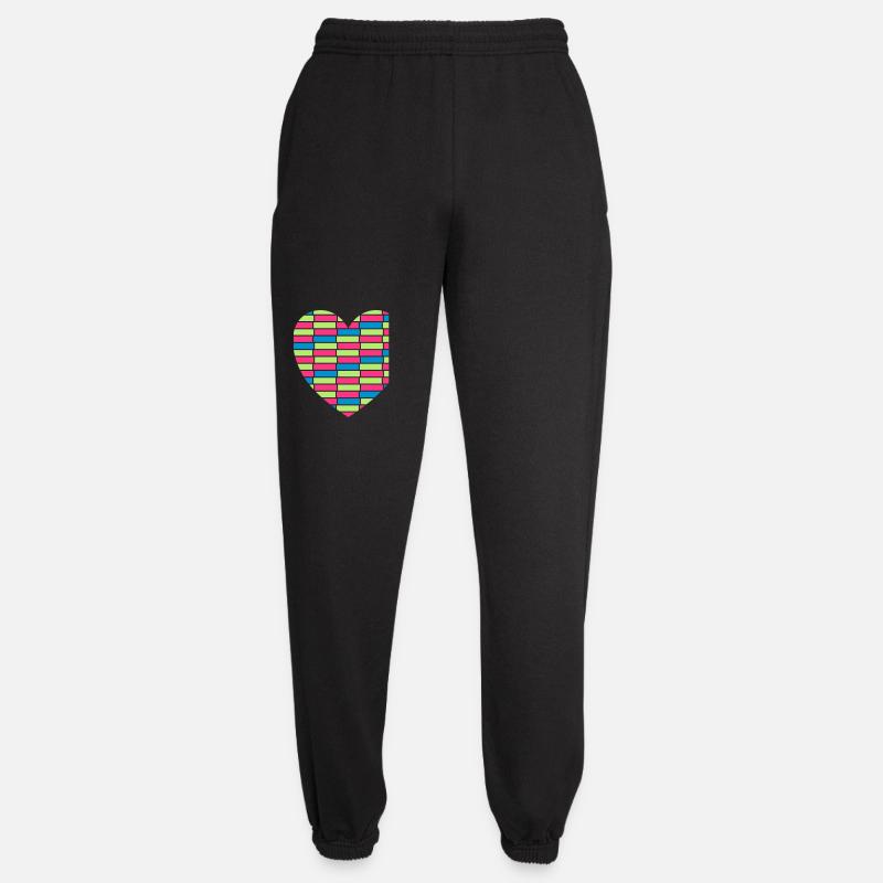Cœur - Pantalon de jogging unisexe - noir