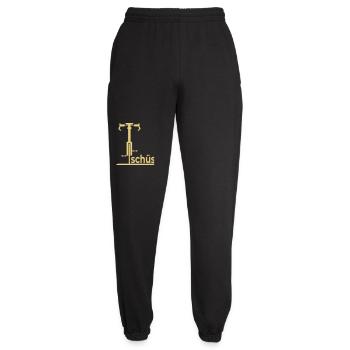 Abschied Fahrradfahrer - Tschüss - Unisex Jogginghose - Schwarz - Vorne - AI Model Female 172 light (172cm)