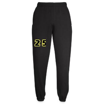 25 Symbole numérique - Pantalon de jogging unisexe - noir - Devant - AI Model Female 172 light (172cm)