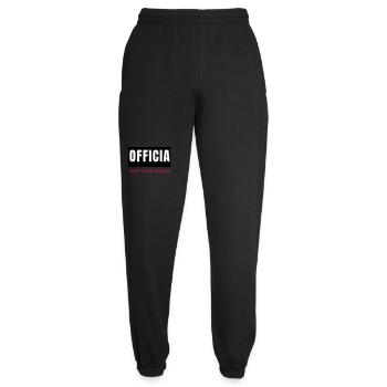 Barre officielle de lettrage - Équipe officielle - Pantalon de jogging unisexe - noir - Devant - AI Model Female 172 light (172cm)