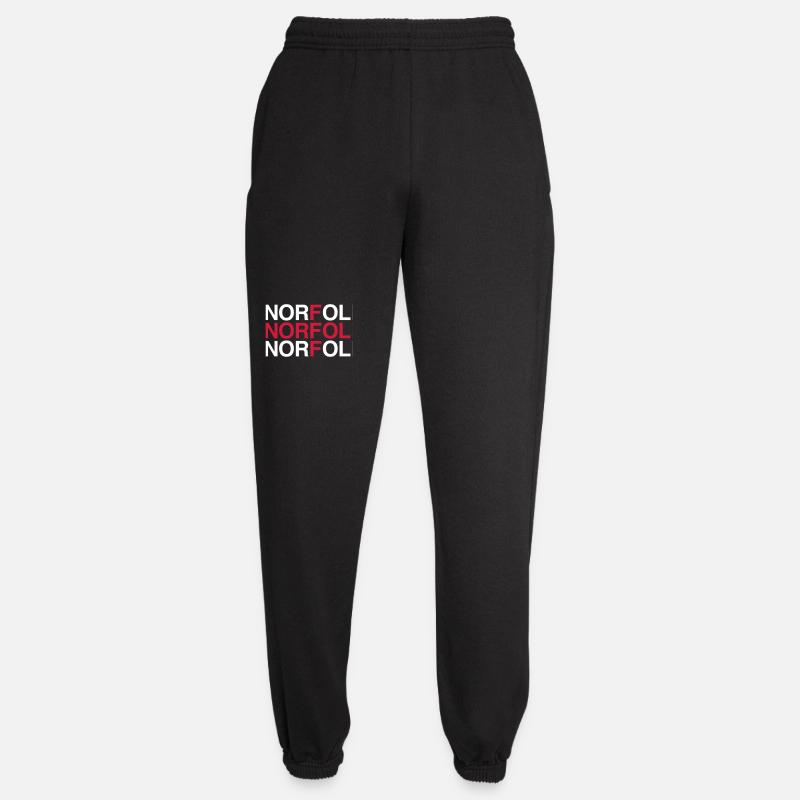 NORFOLK England Flag - Unisex Jogginghose - Schwarz