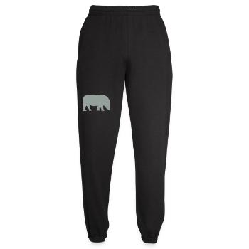 Nashorn - Unisex Jogginghose - Schwarz - Vorne - AI Model Female 172 light (172cm)