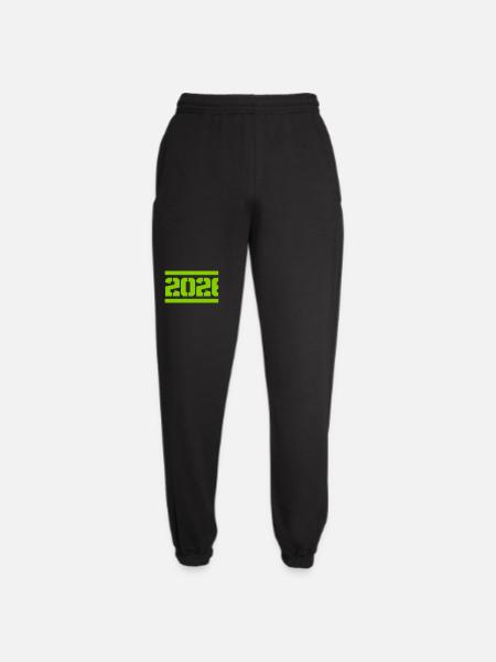 Year 2026 in retro block style - Unisex Joggers - black