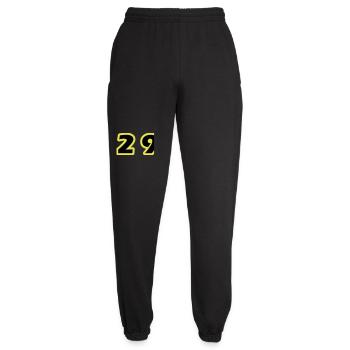 29 Number Symbol - Unisex Joggers - black - Front - AI Model Female 172 light (172cm)