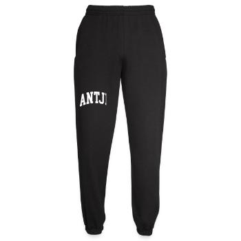 Antje - Unisex Jogginghose - Schwarz - Vorne - AI Model Female 172 light (172cm)