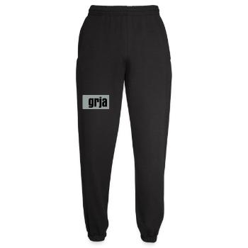 grja - Unisex Jogginghose - Schwarz - Vorne - AI Model Female 172 light (172cm)