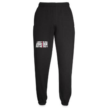 I Didn't Come This Far To Only Come This Far Motto - Unisex Jogginghose - Schwarz - Vorne - AI Model Female 172 light (172cm)