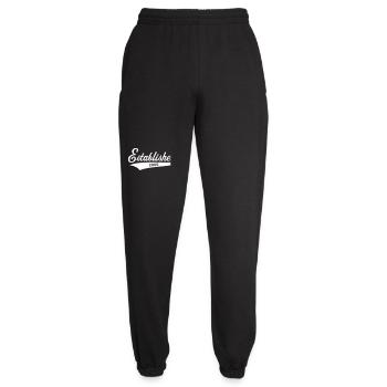 Established 2005 (year of birth, birthday / White) - Unisex Joggers - black - Front - AI Model Female 172 light (172cm)