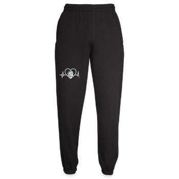 Astronaut Heart Cosmos Weltraumhelm - Unisex Jogginghose - Schwarz - Vorne - AI Model Female 172 light (172cm)