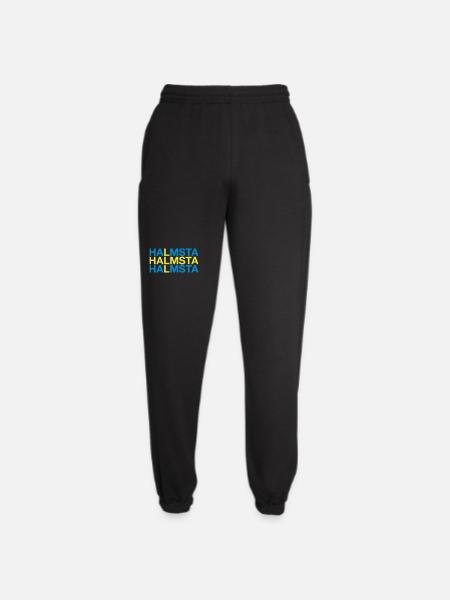 HALMSTAD Sverige Svensk flag Svensk flag - Unisex joggingbukser - sort