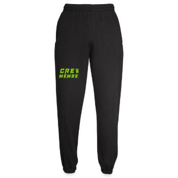  Crewmitglied Schriftzug - Unisex Jogginghose - Schwarz - Vorne - AI Model Female 172 light (172cm)