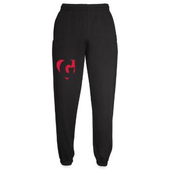 Heart G - I Love G - Unisex Joggers - black - Front - AI Model Female 172 light (172cm)