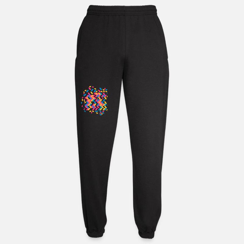 A herringbone pattern - Unisex Joggers - black