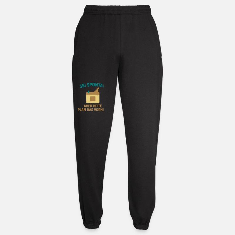 Spontan geplant - Unisex Jogginghose - Schwarz