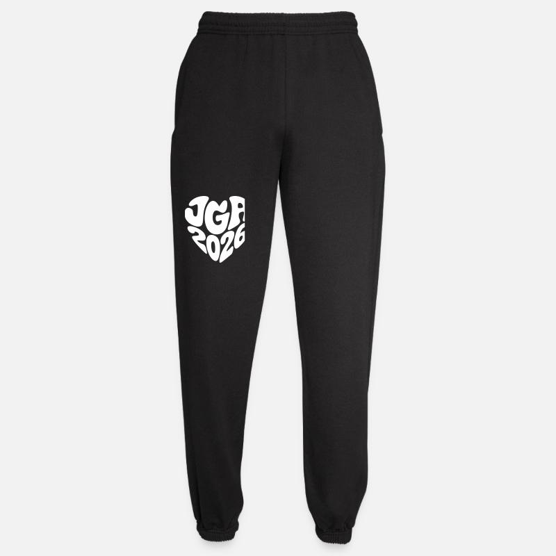 JGA 2026 Herzform - Unisex Jogginghose - Schwarz