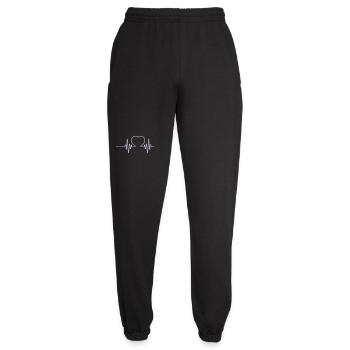 Battement de cœur - Pantalon de jogging unisexe - noir - Devant - AI Model Female 172 light (172cm)
